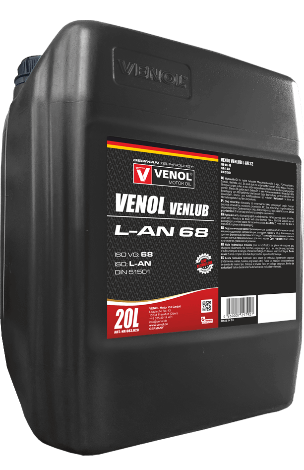 OLEJ MASZYNOWY VENOL VENLUB L AN 68_20L